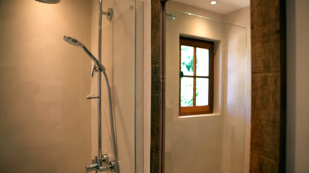 La douche à l'italienne du studio